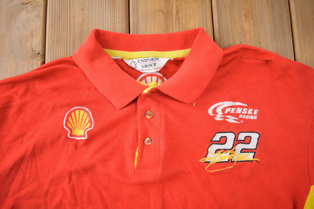 Vintage 1990s Penske Racing Embroidered Pit Crew Shirt