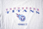 Vintage 1990s Tennesse Titans NFL Graphic T-Shirt Made In USA