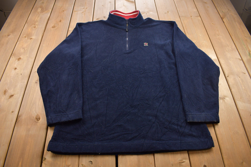 Vintage 1990s Tommy Hilfiger 14 Zip Sweatshirt  90s Crewneck  Vintage Tommy  Spring Time  Essential  Streetwear  90s