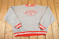 Vintage 1990s Indiana Hoosiers Crewneck Sweatshirt Men's L  NCAA College Spellout  90s Minnesota Embroidery Collegiate Sweater