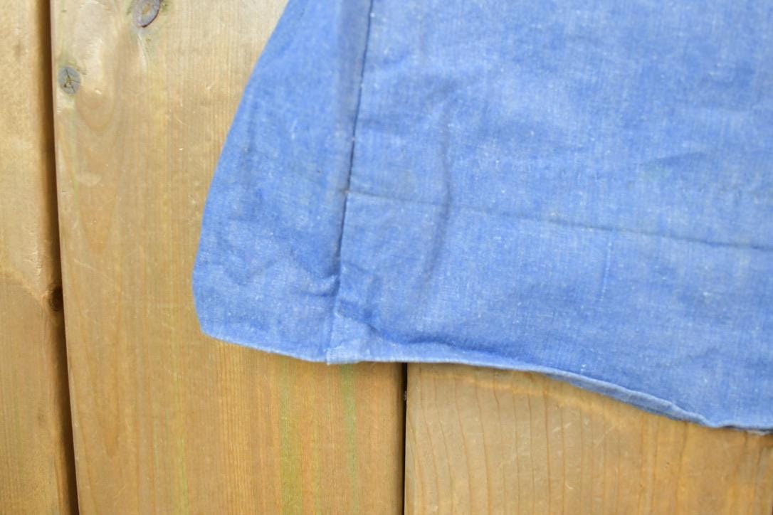 Vintage 1960s Bell Bottom Denim Jeans Size 24 x 34 Made In USA