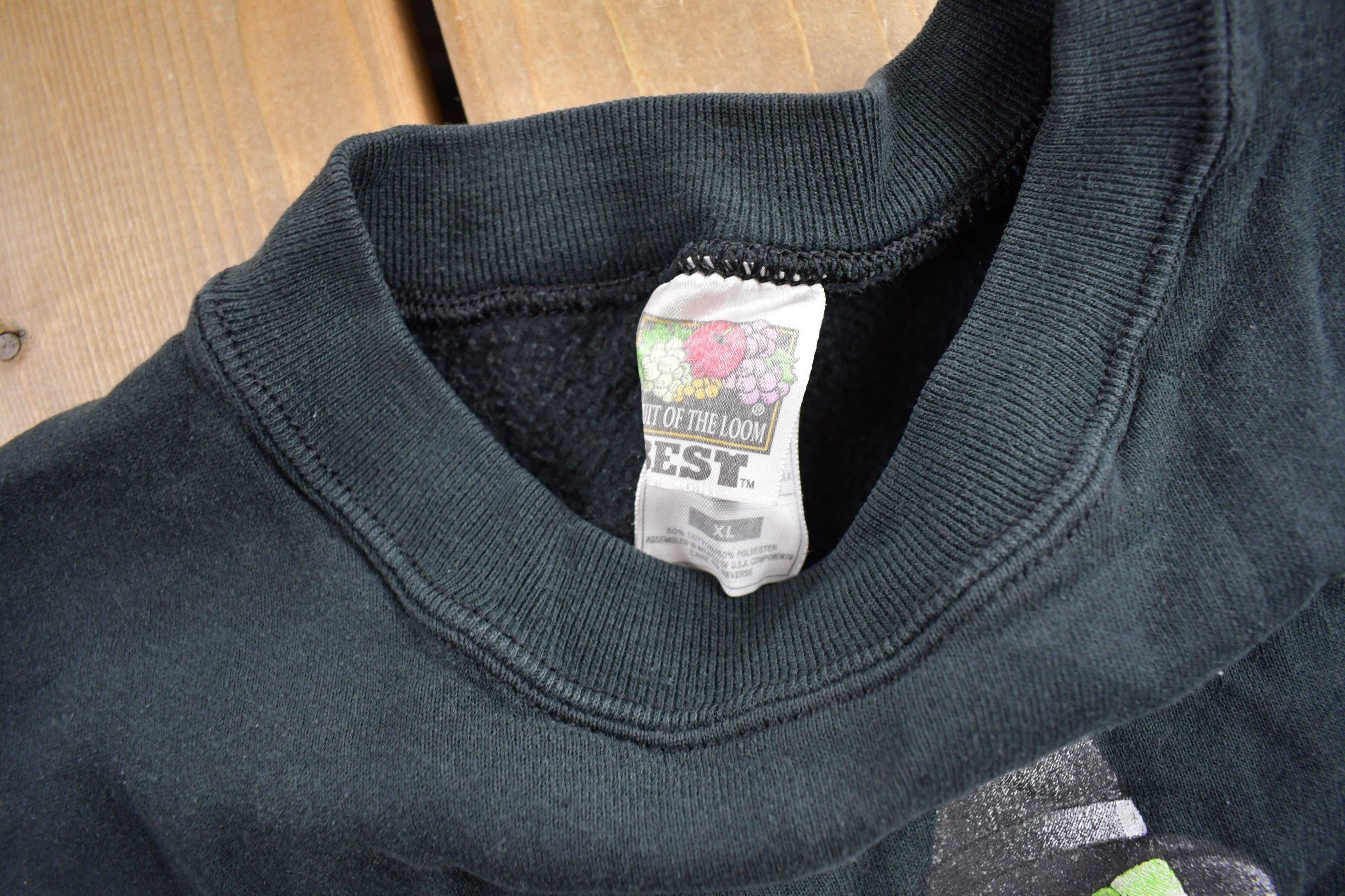 Vintage 1990s Halloween Pumpkin Theme Crewneck Sweatshirt