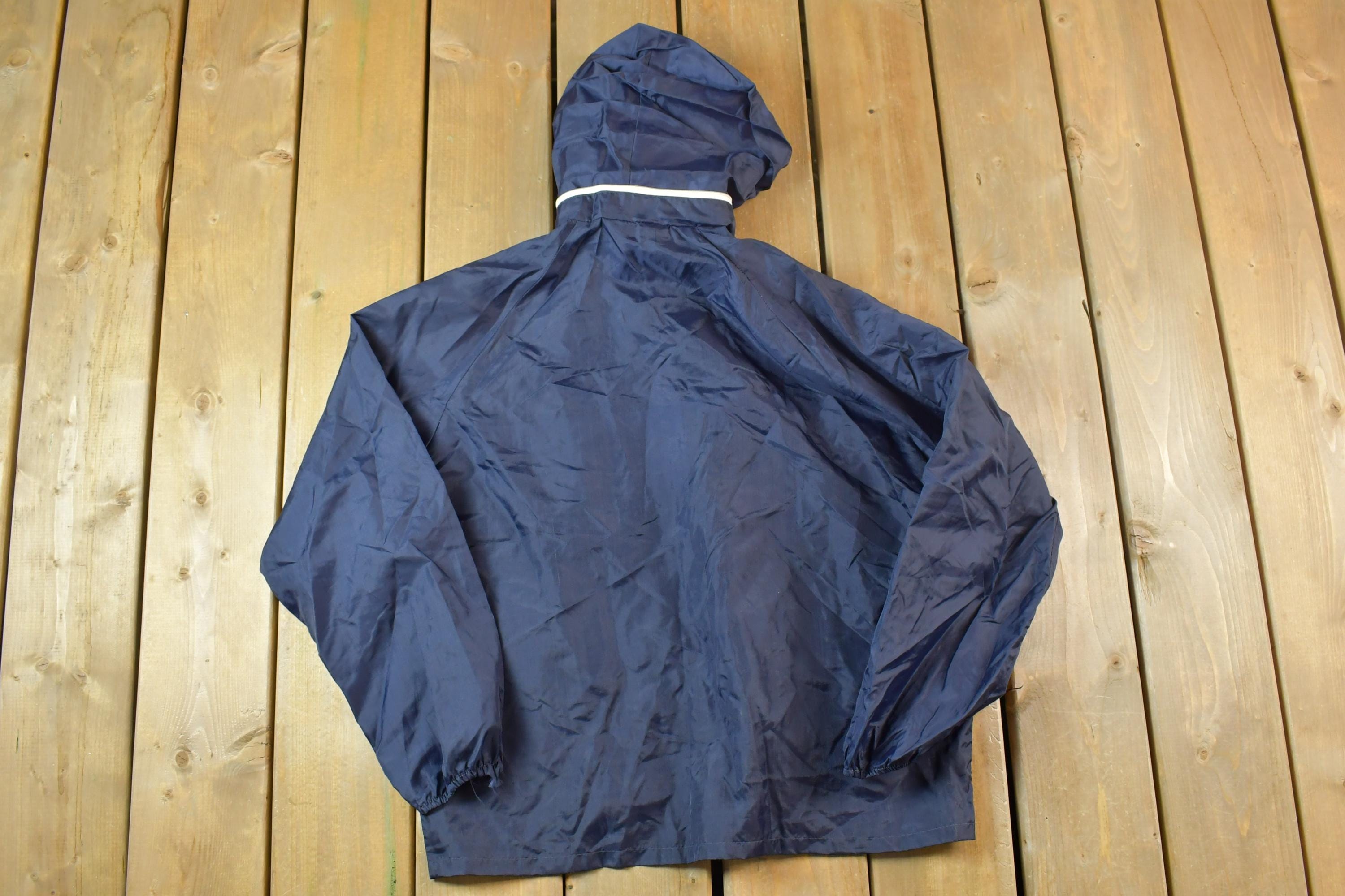 Vintage 1990s Surfer Windbreaker Hooded Spring Jacket
