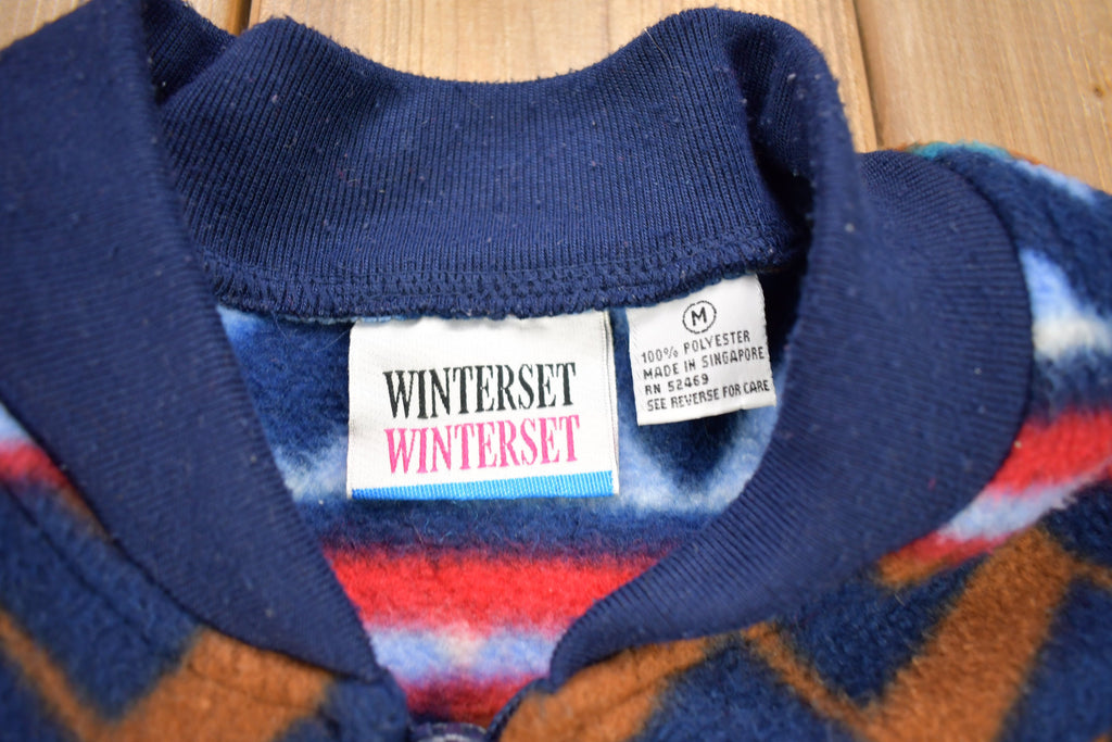 Vintage 1990s Winterset All Over Print Fleece Sweater