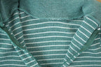 Vintage 1990s Knit Turtleneck Quarter Zip Sweater / 90s Crewneck / Made In USA / Preppy
