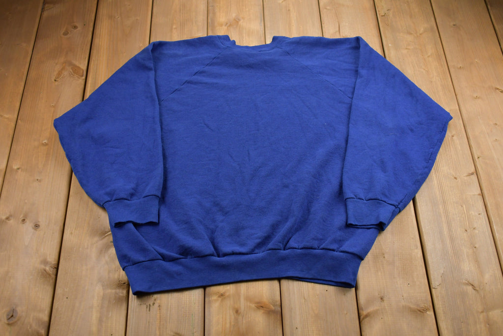 Vintage 1980s Basic Raglan Crewneck Sweatshirt