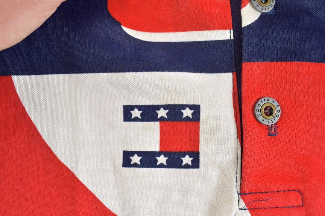 Vintage 1990s USA American Flag Eagle All Over Print Graphic Button Up Shirt  Vintage T Shirt  Streetwear  Graphic Tee  Single Stitch