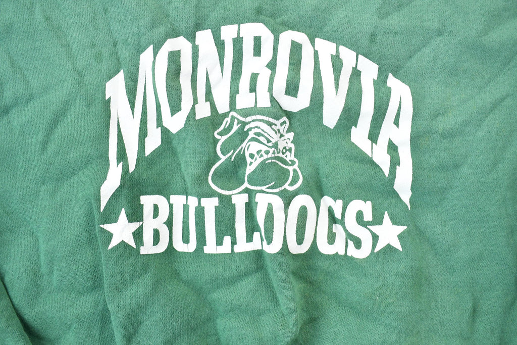 Vintage 1990s Monrovia Bulldogs University Collegiate Crewneck