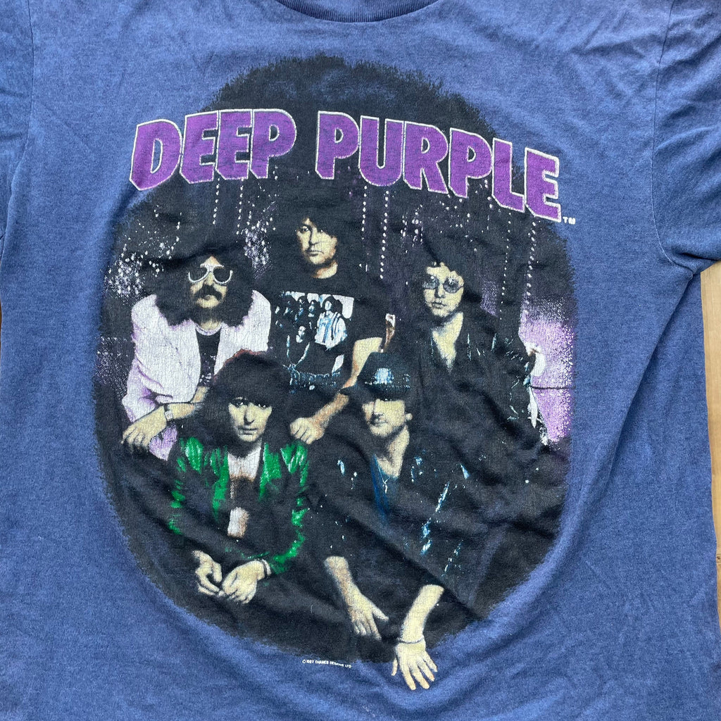 Vintage 1987 Deep Purple The House Of Blue Light Tour T Shirt