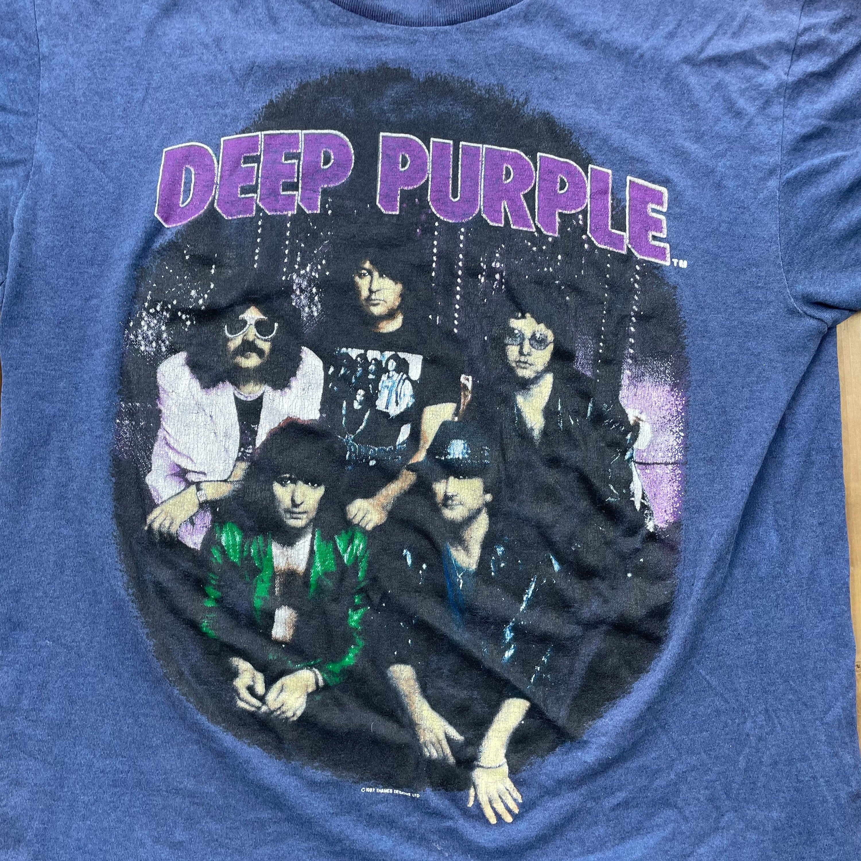 Vintage 1987 Deep Purple The House Of Blue Light Tour T Shirt