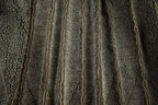 Vintage 1970s Sung Ho Women's Full Length Leather Fur Lined Trench Coat Size 52