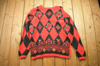 Vintage 1990s All Over Pattern Crewneck /
