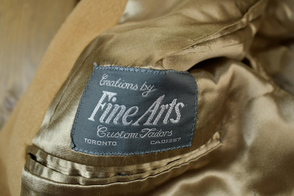 Vintage 1980s Fine Arts Wool Overcoat