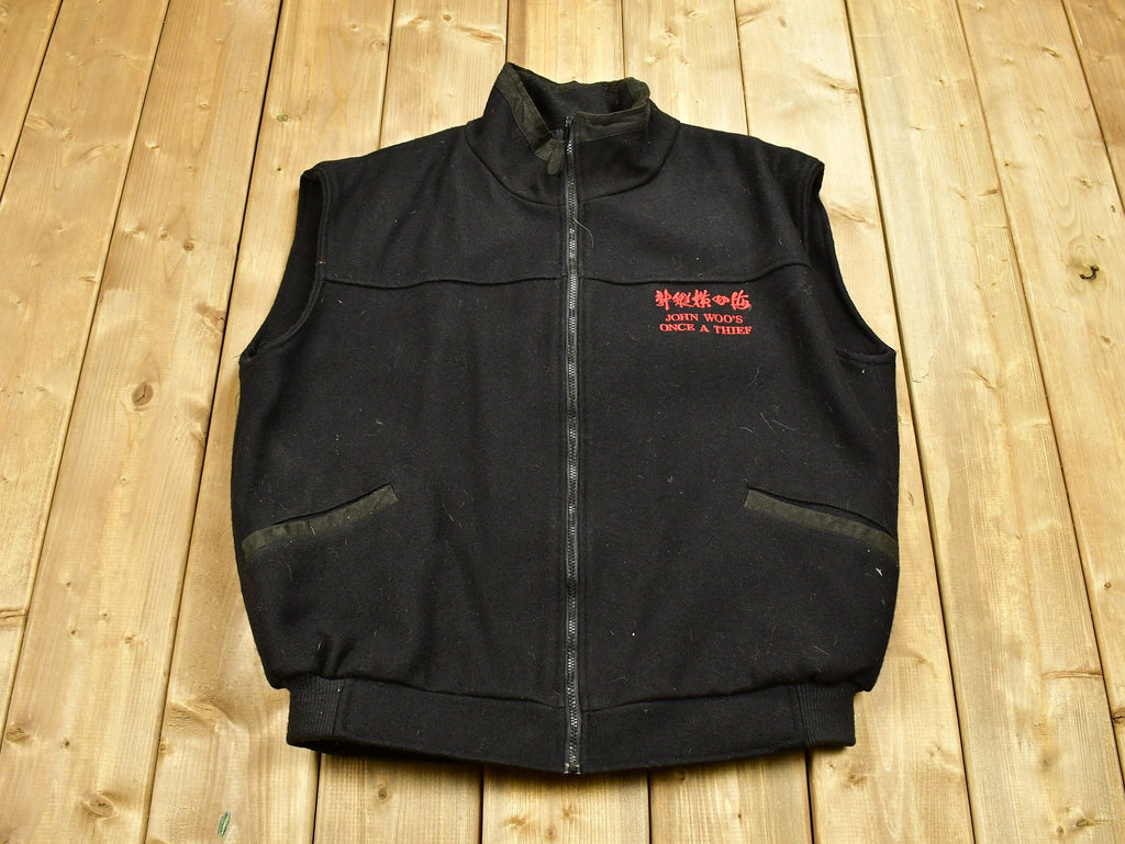Vintage 1997 John Woo's Once A Thief Wool Vest