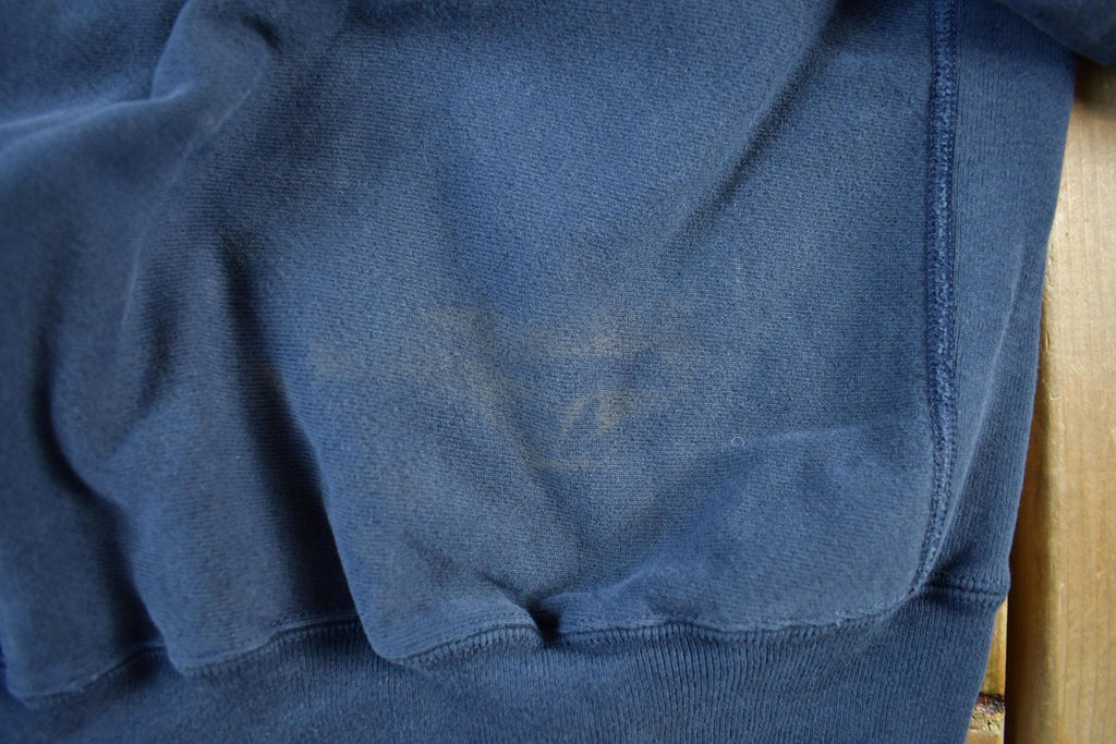 Vintage 1990s Champion Reverse Weave Navy Crewneck Sweatshirt Men's XL