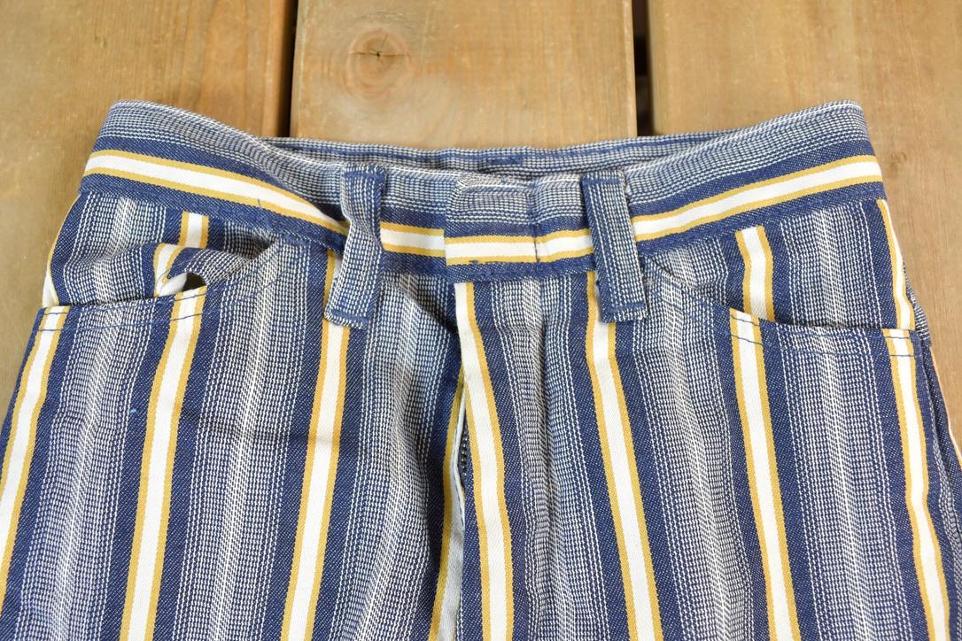 Vintage 1970s Billy The Kid Striped Pants