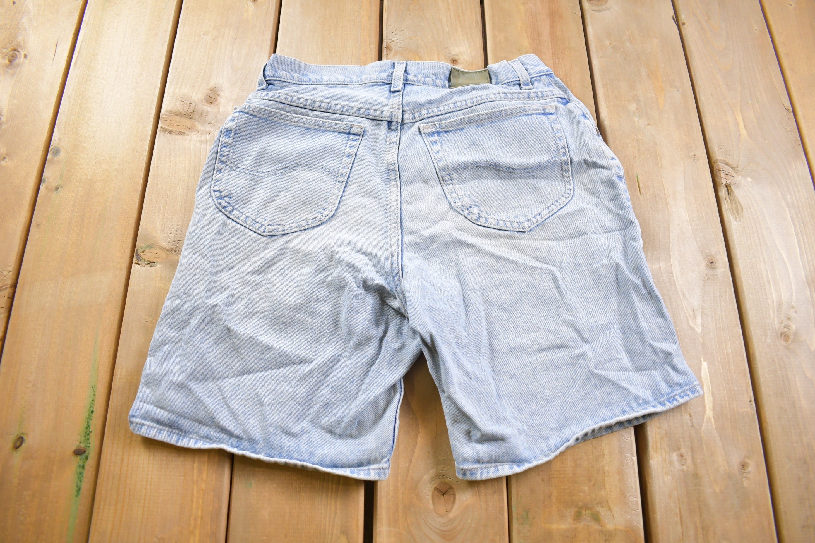 Vintage 1990s Lee Light Wash Jean Shorts 30 x 9