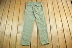 Vintage 1970s Military OG-107 Sateen Fatigue Pants Size 28 x 32