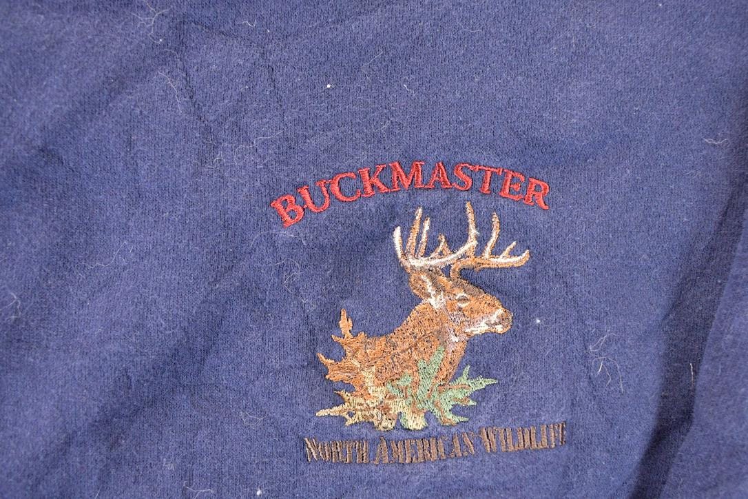 Vintage 1990s Buckhorn River Buckmaster Crewneck Sweatshirt Men's L
