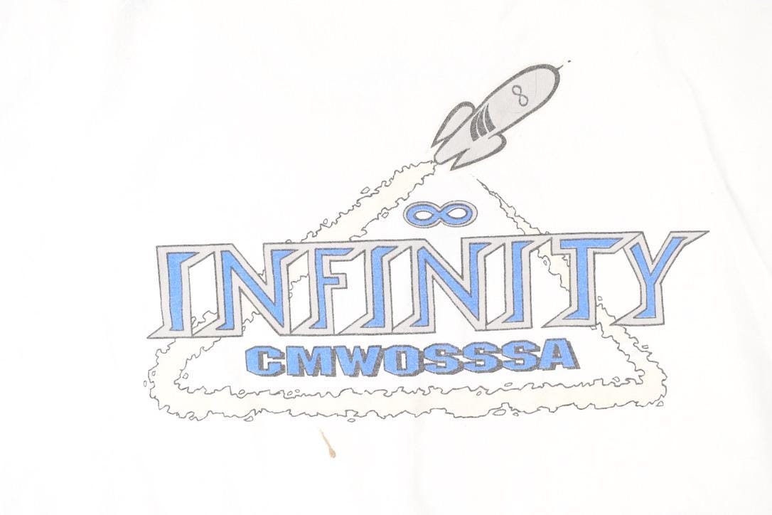 Vintage 1990s Infinity Rockets Souvenir Travel T-Shirt Men's M