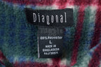 Vintage 1990s Plaid Fleece Button Up Shirt