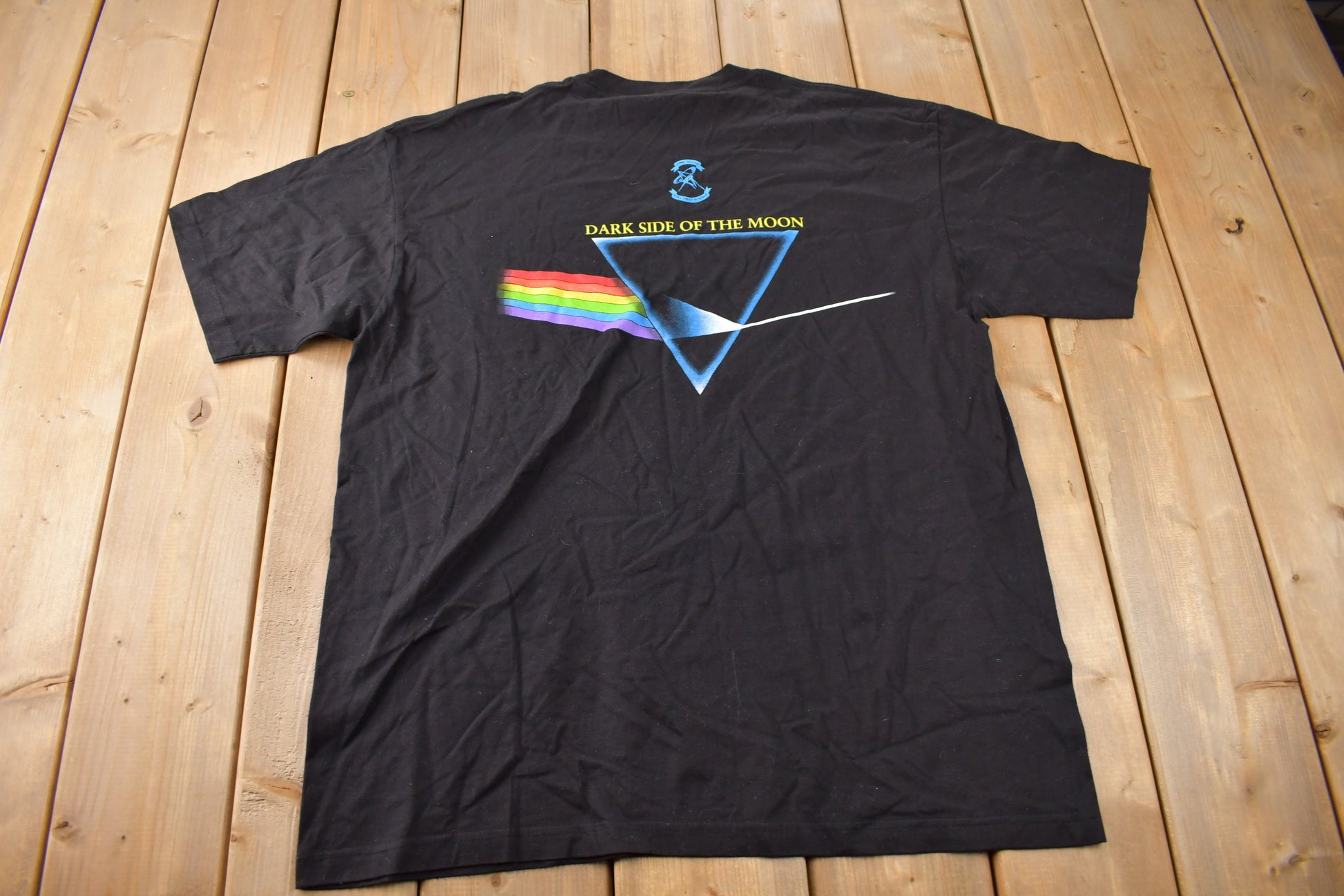 Vintage 2001 Pink Floyd Dark Side Of The Moon Graphic Band T-Shirt Size XL