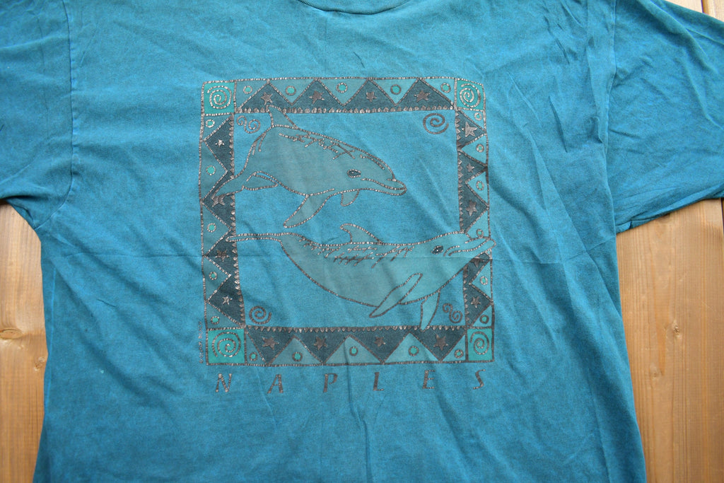 Vintage 1990s Naples Florida Dolphin Souvenir T Shirt