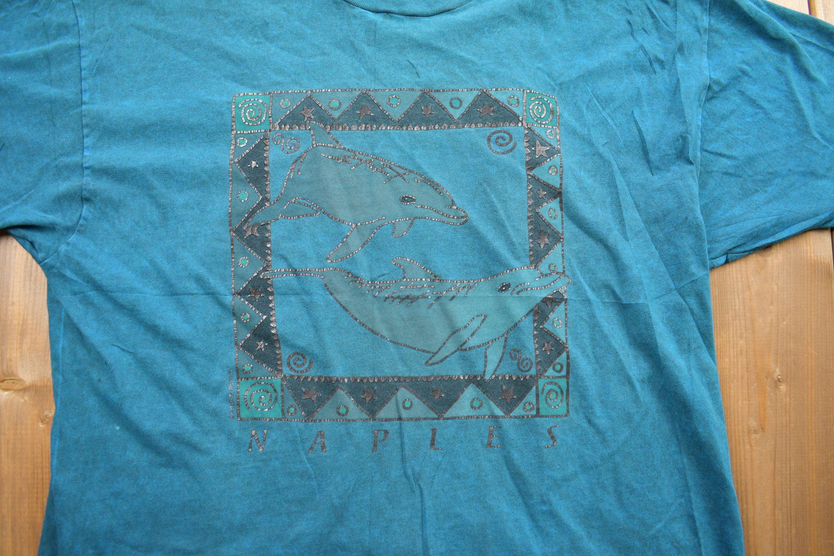 Vintage 1990s Naples Florida Dolphin Souvenir T Shirt