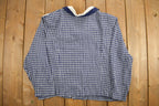 Vintage 1990s Gingham Button Up Blazer
