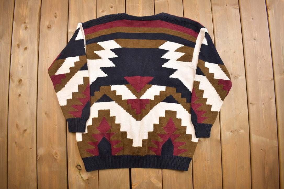 Vintage 1980s Adrienne Vittadini Woman Knitted Cardigan Sweater