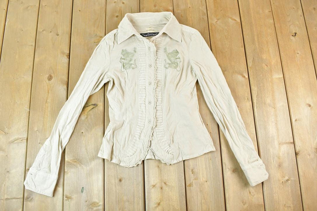 Women Vintage Vigoss Y2K Button Up Shirt