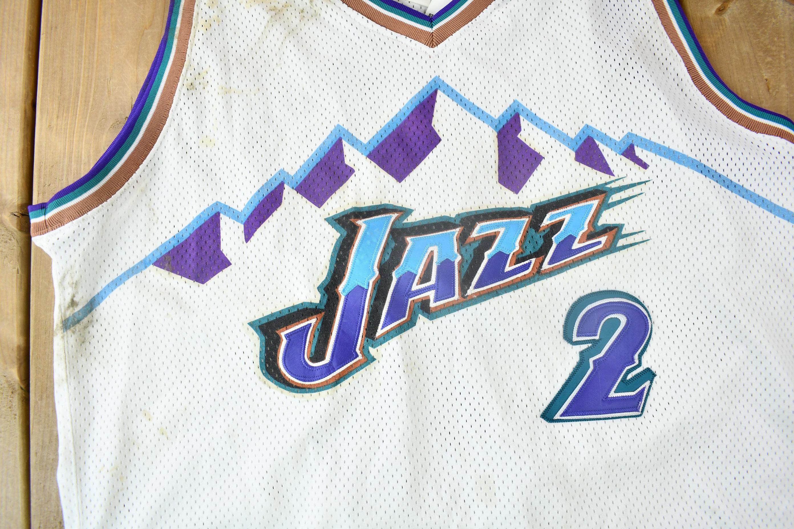 Vintage 2000 Utah Jazz Deshawn Stevenson NBA Reebok Jersey