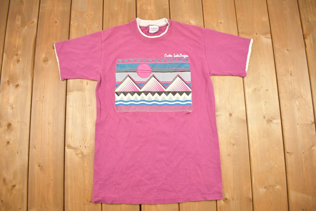 Vintage 1990s Lake Oregon Souvenir T Shirt