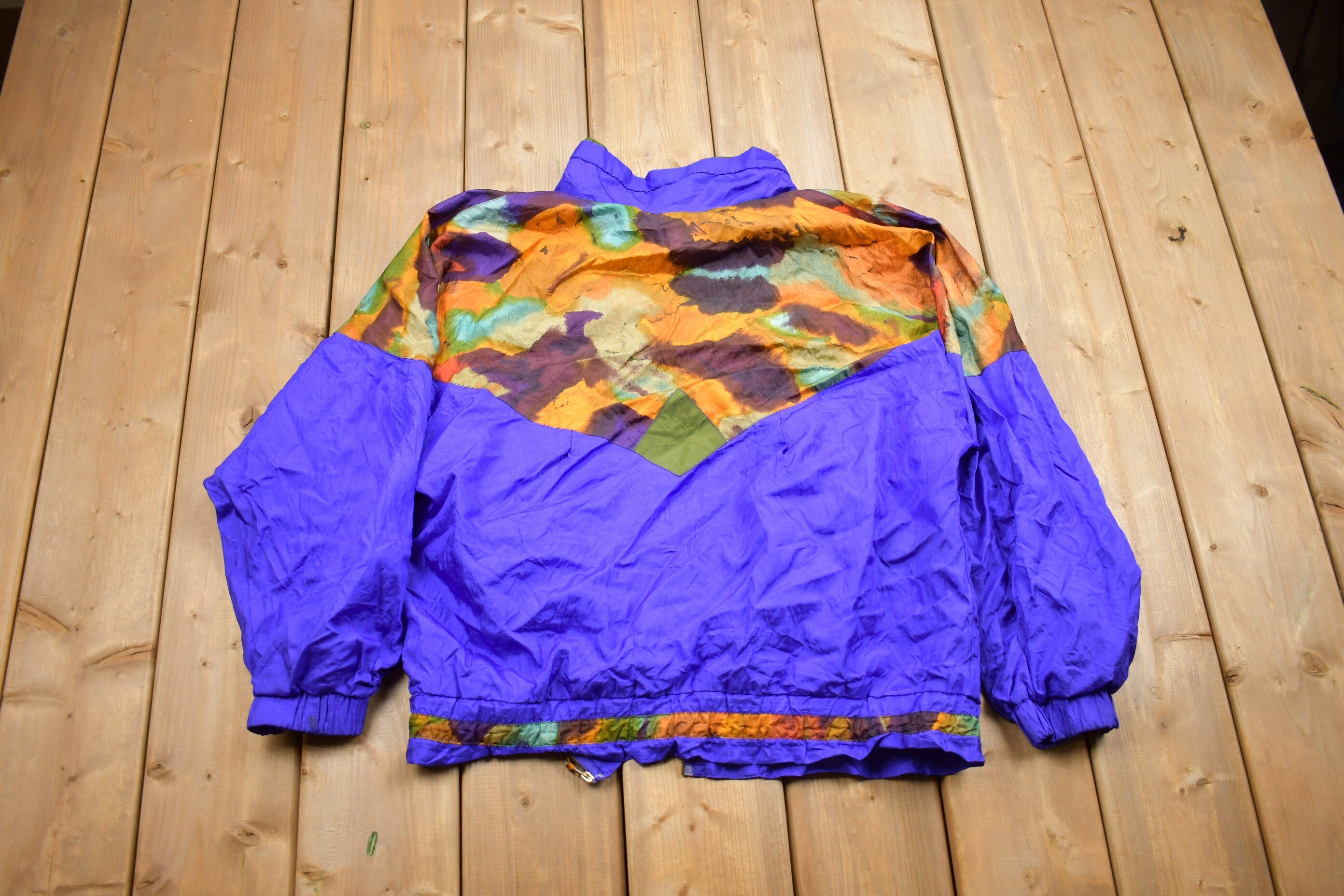 Vintage 1980s Abstract Windbreaker