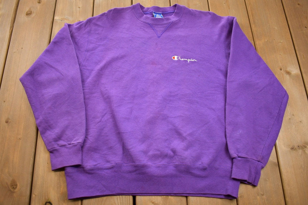 Vintage 1980s Purple Champion Crewneck