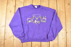 Vintage 1990s Minnesota Cute Love Birds Graphic Print Crewneck Sweatshirt Womens L