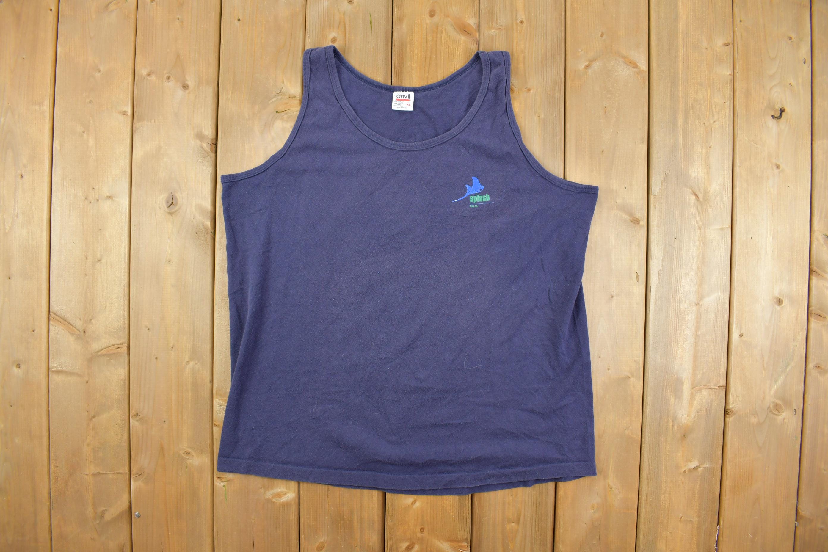Vintage 1990s Splash Palau Tourist Tank Top Made In USA