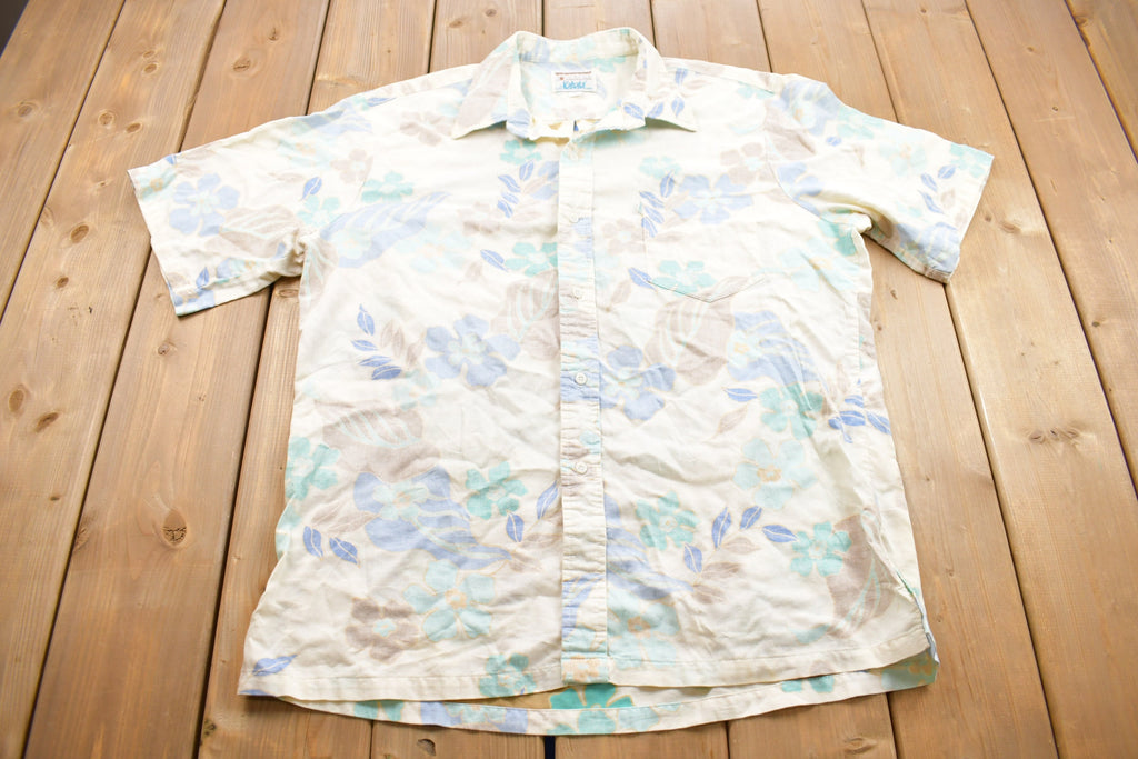 Vintage 1990s Kahala Floral Button Up Shirt