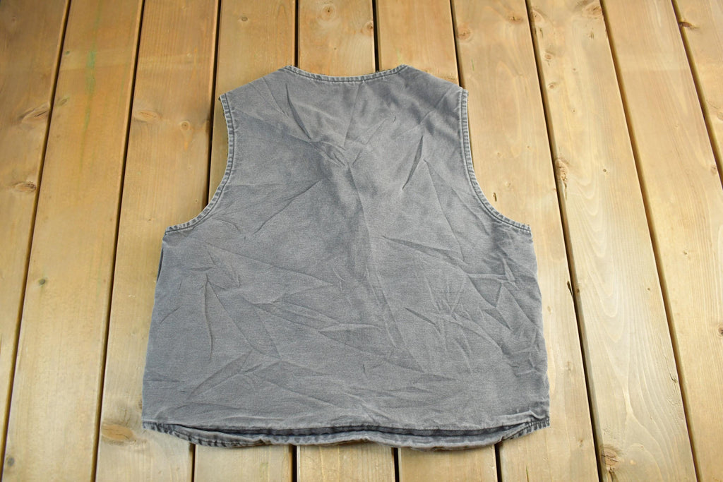 Vintage 1990s Carhartt Sherpa Lined Jacket Vest Mens Large