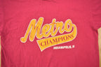 Vintage 1990s Metro Champions Philadelphia Graphic T Shirt
