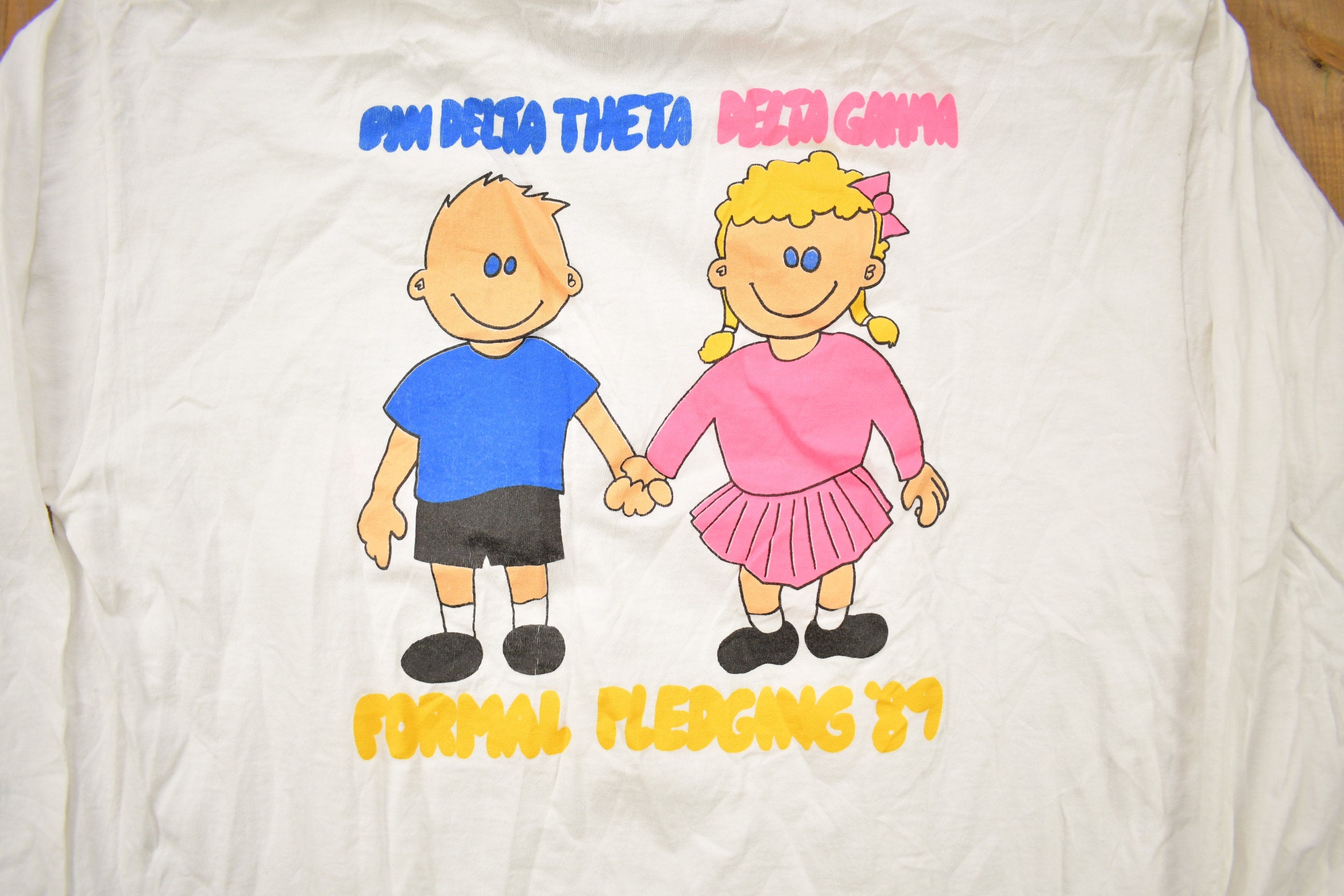 Vintage 1989 Brother Sister Bash Formal Pledging Graphic Long Sleeve T Shirt
