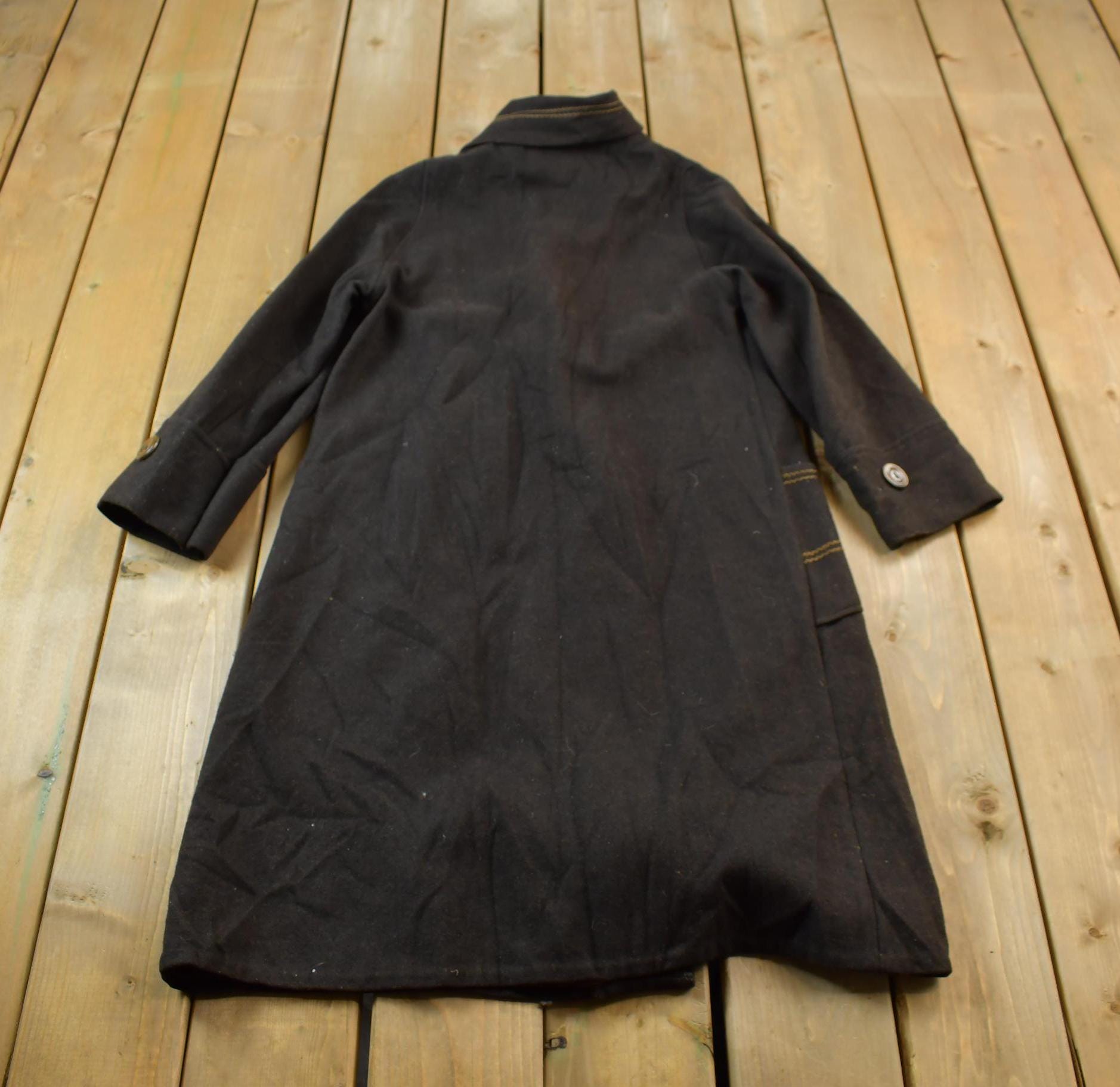 Vintage 1990s Wool Overcoat Jacket