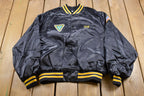Vintage 1980s Pro Louie Pro Fit Wrecking Crew Satin Bomber Jacket