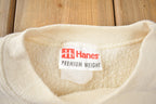 Vintage 1990s Hanes Blank Crewneck Sweatshirt Made In USA