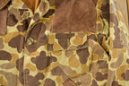 Vintage 1980s Game Winner Duck Camouflage Canvas Hunting Jacket Men's Medium