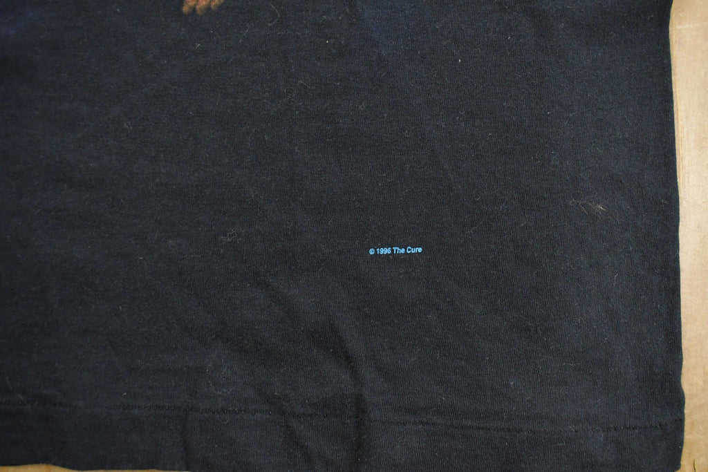 Vintage 1996 The Cure Treasure Wild Mood Swings Tour Dates Band T-Shirt Men's XL