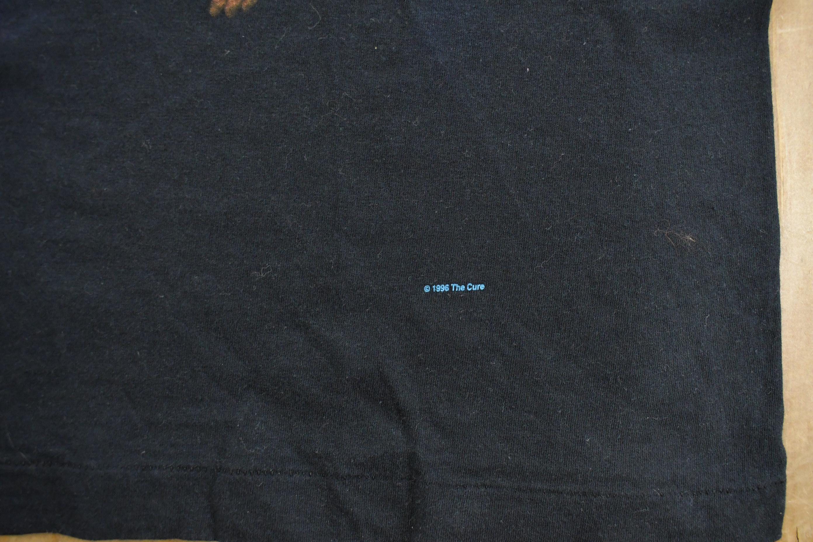 Vintage 1996 The Cure Treasure Wild Mood Swings Tour Dates Band T-Shirt Men's XL
