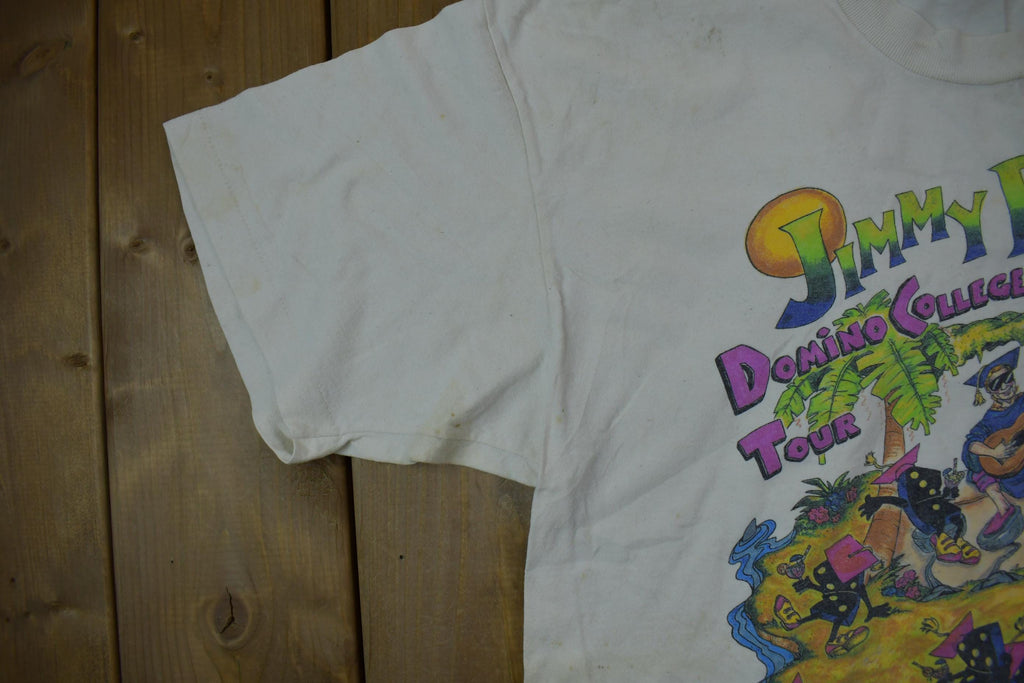 Vintage 1995 Jimmy Buffett Domino College Summer Session Graphic T Shirt