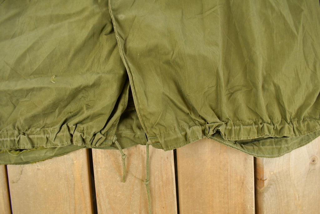 Vintage 1983 Military Hooded Parka Jacket Men's Large