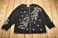 Vintage 1990s Floral Knit Cardigan Button Up Sweater
